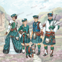 Familie Steampleton "Highland"